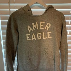Gray American Eagle Hoodie